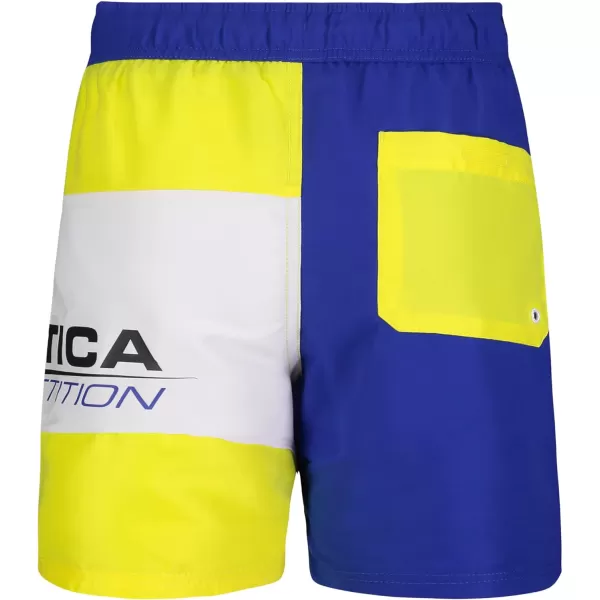 Nautica Boys Competition Swim Trunk with UPF 50 Sun ProtectionSurf the Web Cb