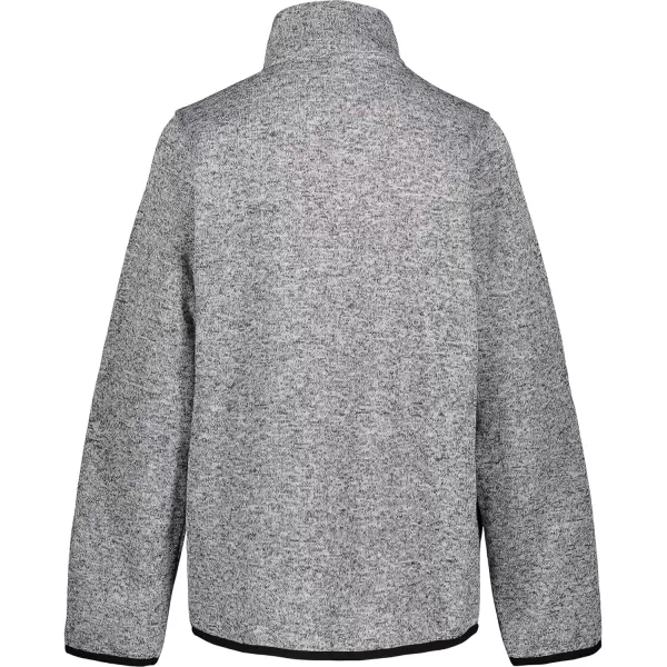 Nautica Boys Full Zip Jacket Kangaroo Pockets Made with Lightweight FleeceGrey Heather