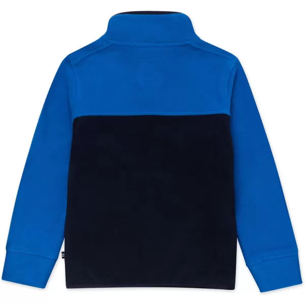 Nautica Boys Full Zip Jacket Kangaroo Pockets Made with Lightweight FleeceLapis Blue