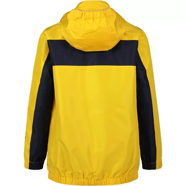 Nautica Boys Light Weight Anchor Jacket with Stowable HoodGolden RodNavy