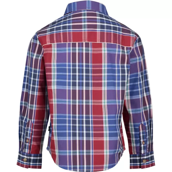 Nautica Boys Long Sleeve Woven ButtonDown ShirtWinston Pom Plaid