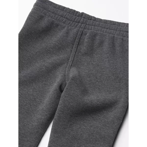 Nautica Boys Pullon Fleece Jogger Sweatpant Drawstring ClosureMove Coal Heather