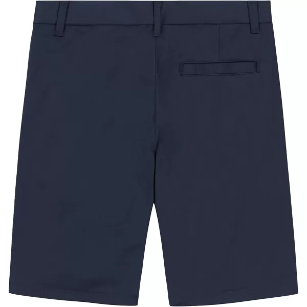 Nautica Boys School Uniform Flat Front Twill ShortNavy