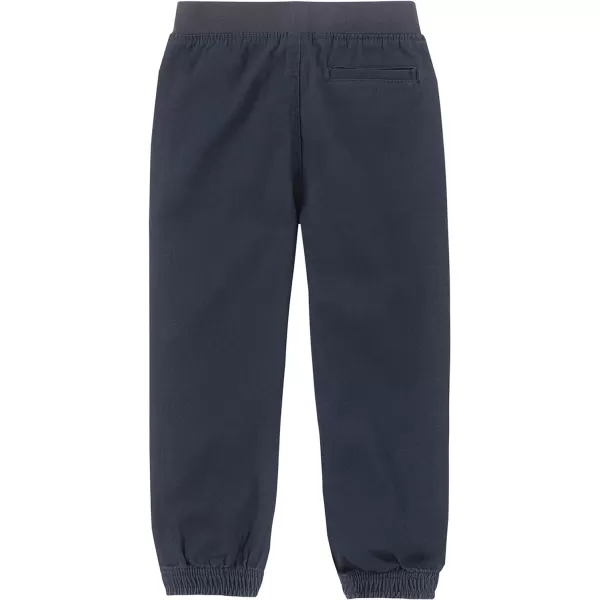 Nautica Boys School Uniform Jogger Pants Elastic Waistband with Drawstring Closure Stretch Twill FabricNavy Colin