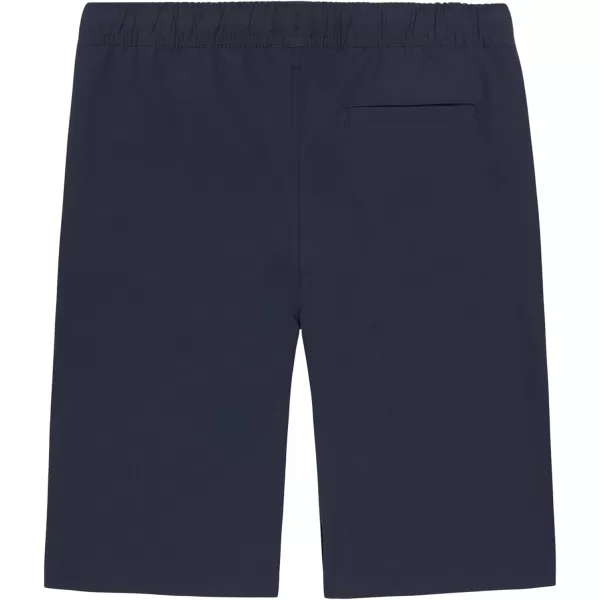 Nautica Boys School Uniform Jogger Shorts Elastic Waistband with Drawstring Closure Wrinkle amp Fade Resistant FabricLowell Navy