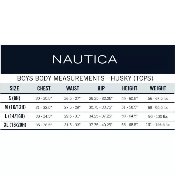 Nautica Boys School Uniform Long Sleeve Polo Shirt Button Closure Comfortable Breathable FabricRed