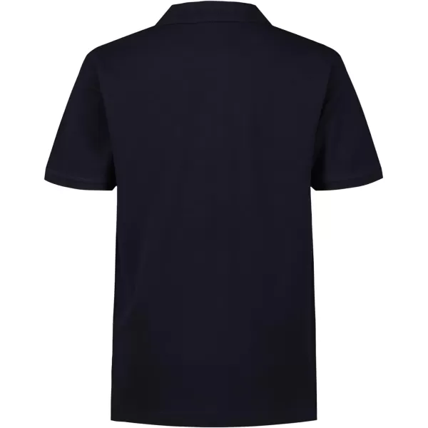 Nautica Boys Short Sleeve Fashion Polo Button Closure Soft  ComfortableMotion Sport Navy