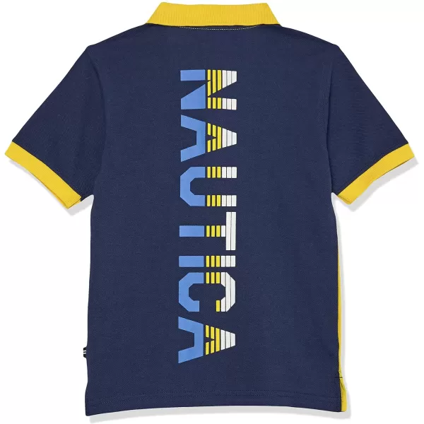 Nautica Boys Short Sleeve Fashion PoloDandelion