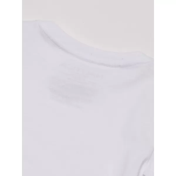 Nautica Boys Short Sleeve Solid Crew Neck TShirtWhite