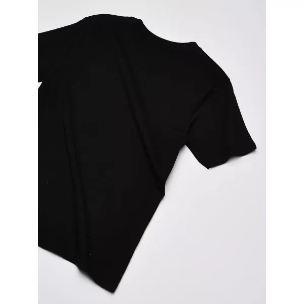 Nautica Boys Short Sleeve Solid VNeck TShirt01 Black Night