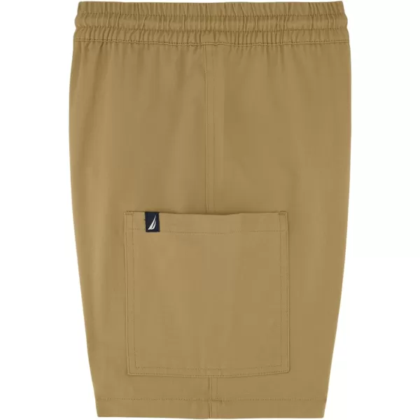 Nautica Boys Stretch Pullon Cargo Shorts Drawstring ClosureSandy Bar