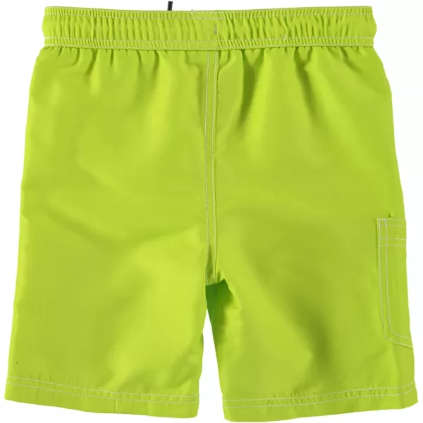 Nautica Boys Swim Trunk with UPF 50 Sun ProtectionIn Motion Lime Punch