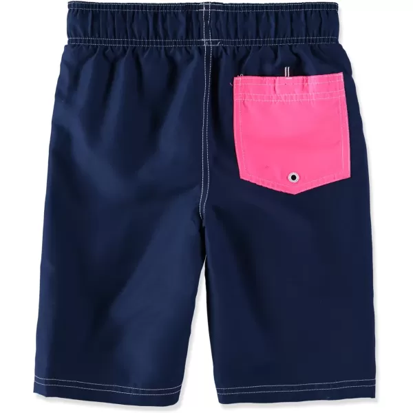 Nautica Boys Swim Trunk with UPF 50 Sun ProtectionSide Pieced J Navy Fk16