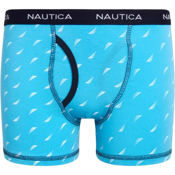 Nautica Boys Underwear  3 Pack Stretch Cotton Boxer Briefs Size 818BlueNavyGrey