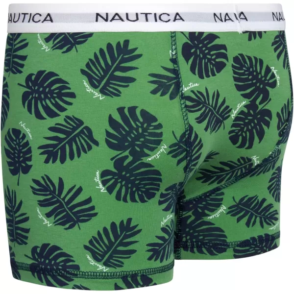 Nautica Boys Underwear  3 Pack Stretch Cotton Boxer Briefs Size 818PrintGreyNavy