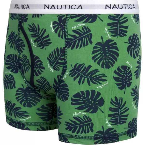 Nautica Boys Underwear  3 Pack Stretch Cotton Boxer Briefs Size 818PrintGreyNavy