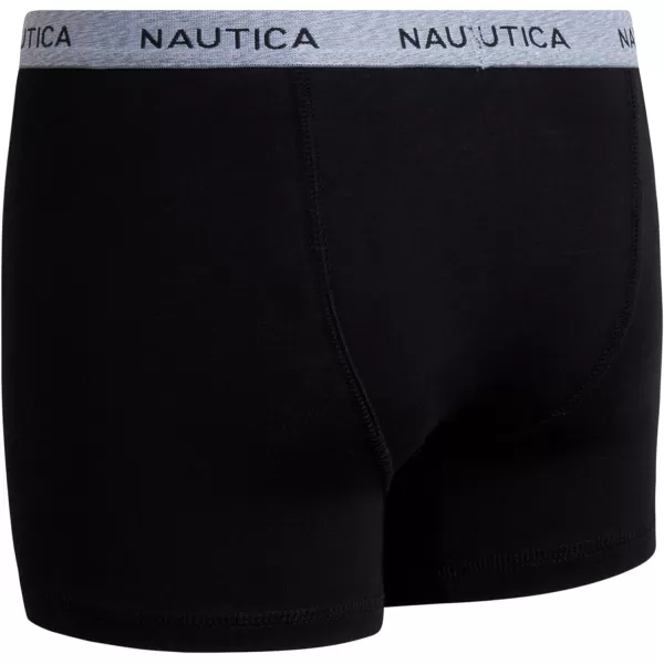 Nautica Boys Underwear  6 Pack Stretch Cotton Boxer Briefs Size MXLBlackLight Heather GreyMedium Heather Grey