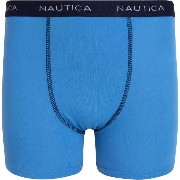 Nautica Boys Underwear  Performance Boxer Briefs 3 PackBlock LogoBlueNavy