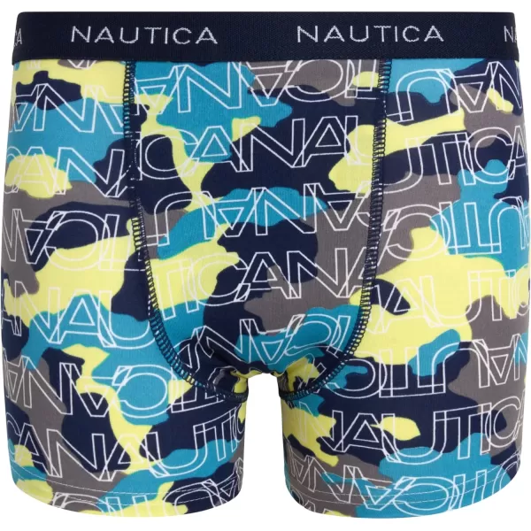 Nautica Boys Underwear  Performance Boxer Briefs 3 PackCamoGreyNavy