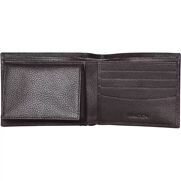 Nautica Classic JClass Leather Bifold WalletNautica Classic Jclass Leather Bifold Wallet Brown