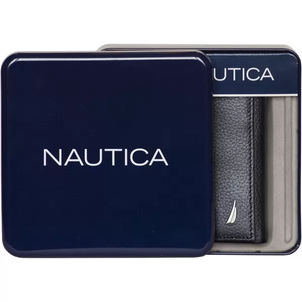 Nautica Classic JClass Leather Bifold WalletNautica Classic Jclass Leather Trifold Wallet Brown