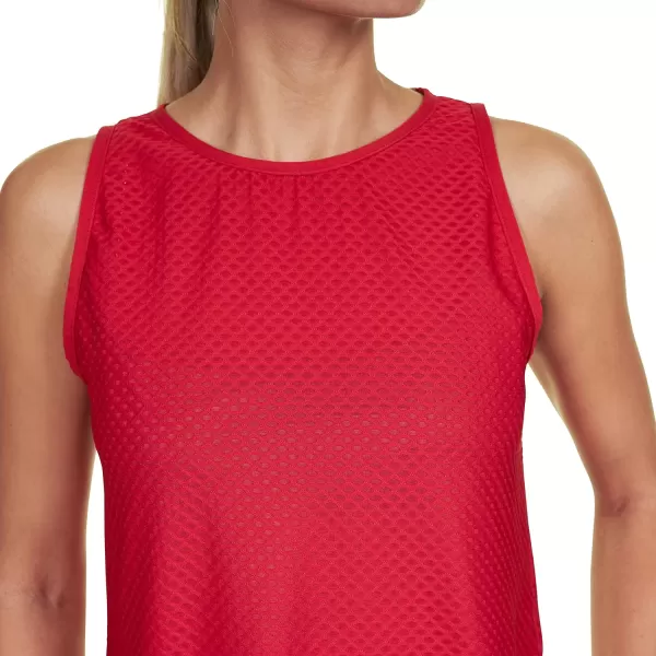 Nautica Competition 3 Pack Womens Mesh Active Tank Tops for Yoga Exercise Gym Workout3 Pack