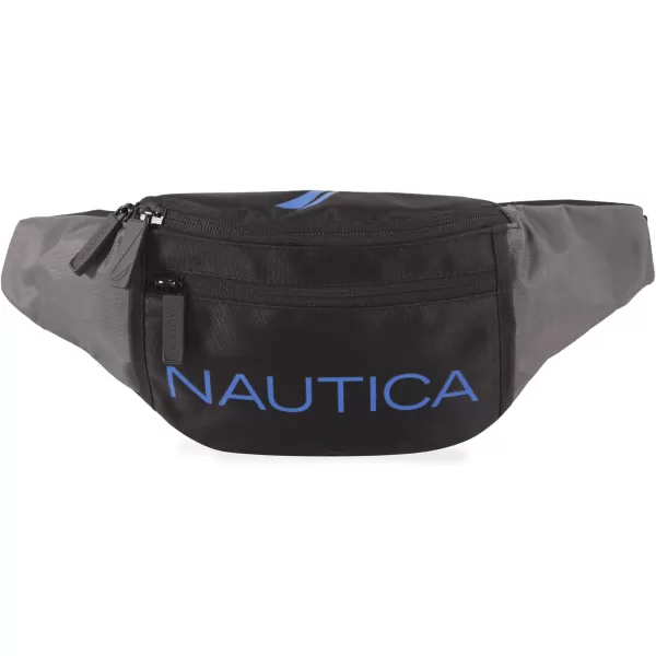 Nautica Fanny Pack Black BlueBlack Blue