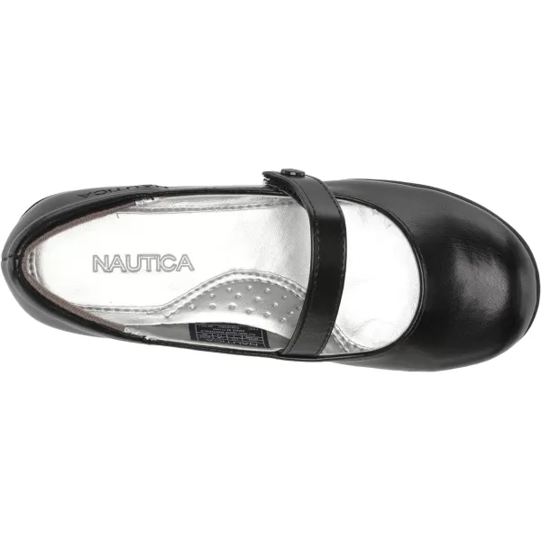 Nautica Girls Classic Mary Jane Oxford School Shoe  Perfect for Toddlers Little Kids and Big KidsBlack Doane