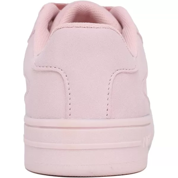 Nautica Girls Court Sneakers Stylish LowTop LaceUp and SlipOn Tennis Shoes in Big amp Little Kid SizesBlush Tonal