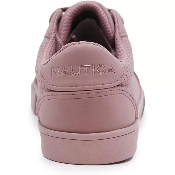 Nautica Girls Court Sneakers Stylish LowTop LaceUp and SlipOn Tennis Shoes in Big amp Little Kid SizesDark Mauve