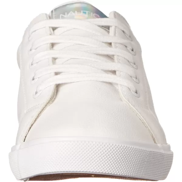 Nautica Girls Court Sneakers Stylish LowTop LaceUp and SlipOn Tennis Shoes in Big amp Little Kid SizesDulciewhite