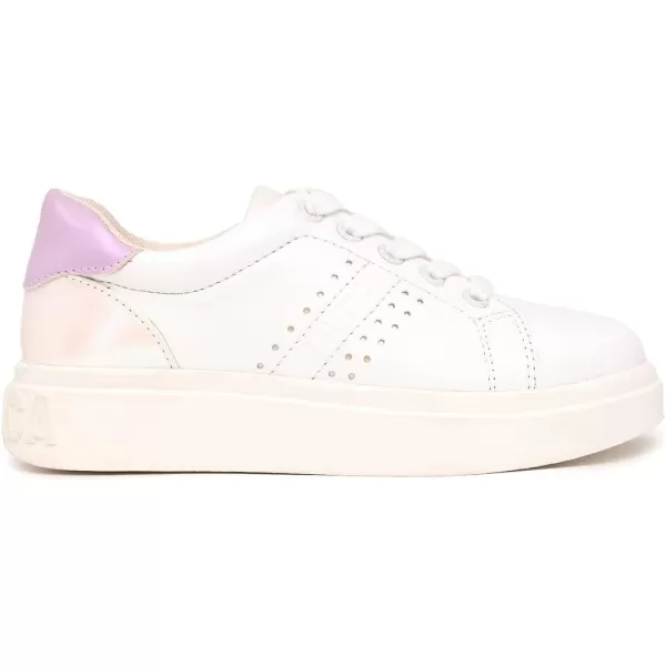 Nautica Girls Fashion Shoe  Trendy LowTop Tennis Sneakers with Stylish Fashion Blend for Big  Little Kids LaceUp and SlipOnWhite Pink Disco