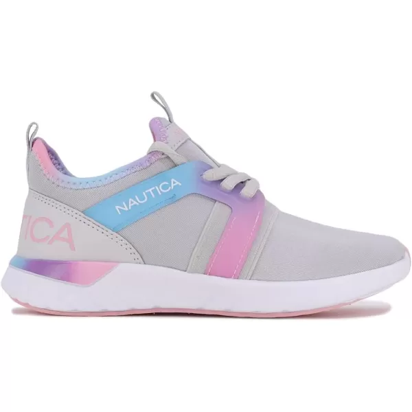 Nautica Girls Kids Sneakers Athletic Fashion LaceUp Tennis Sports Running ShoesBig Kid Little Kid ToddlerGrey Parks