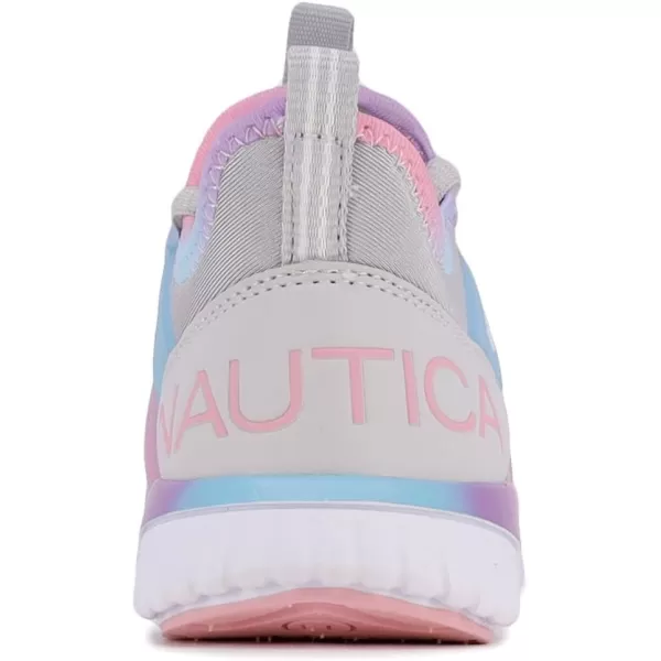 Nautica Girls Kids Sneakers Athletic Fashion LaceUp Tennis Sports Running ShoesBig Kid Little Kid ToddlerGrey Parks