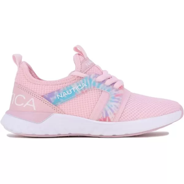 Nautica Girls Kids Sneakers Athletic Fashion LaceUp Tennis Sports Running ShoesBig Kid Little Kid ToddlerParks Pale Pink