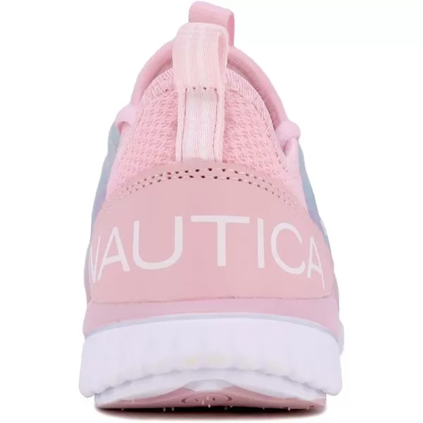 Nautica Girls Kids Sneakers Athletic Fashion LaceUp Tennis Sports Running ShoesBig Kid Little Kid ToddlerParks Pale Pink