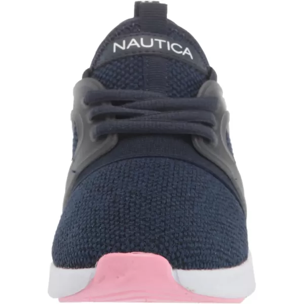 Nautica Girls Kids Sneakers Athletic Fashion LaceUp Tennis Sports Running ShoesBig Kid Little Kid ToddlerParks Youth Navy Peony