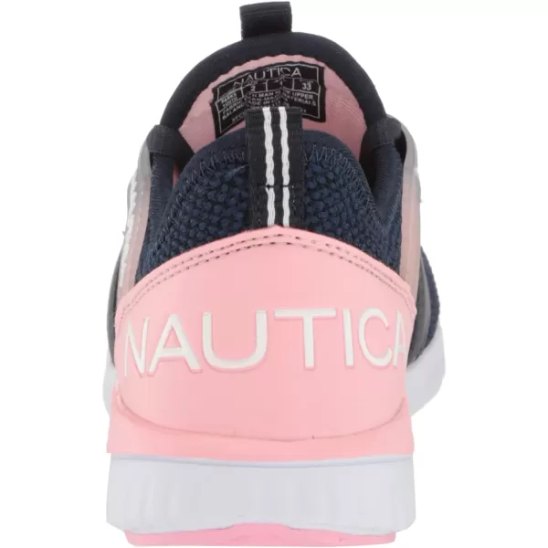 Nautica Girls Kids Sneakers Athletic Fashion LaceUp Tennis Sports Running ShoesBig Kid Little Kid ToddlerParks Youth Navy Peony