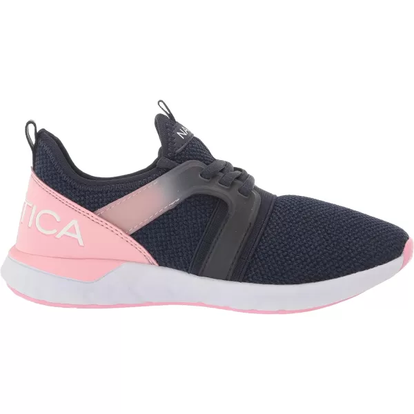 Nautica Girls Kids Sneakers Athletic Fashion LaceUp Tennis Sports Running ShoesBig Kid Little Kid ToddlerParks Youth Navy Peony