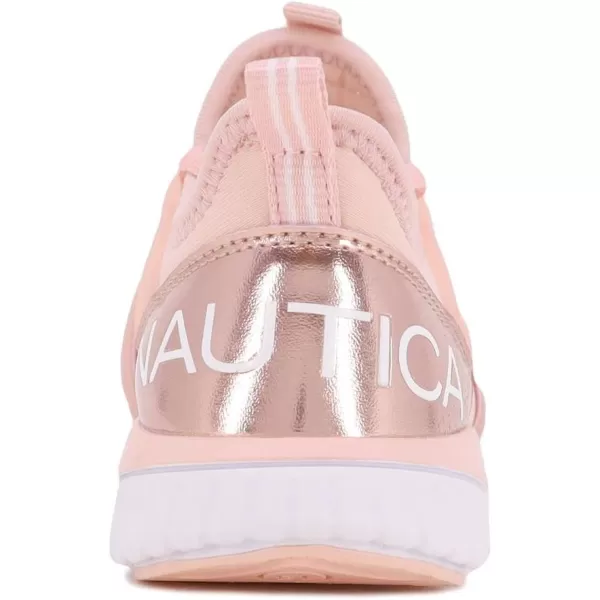 Nautica Girls Kids Sneakers Athletic Fashion LaceUp Tennis Sports Running ShoesBig Kid Little Kid ToddlerParks Youth Rose Gold Pink