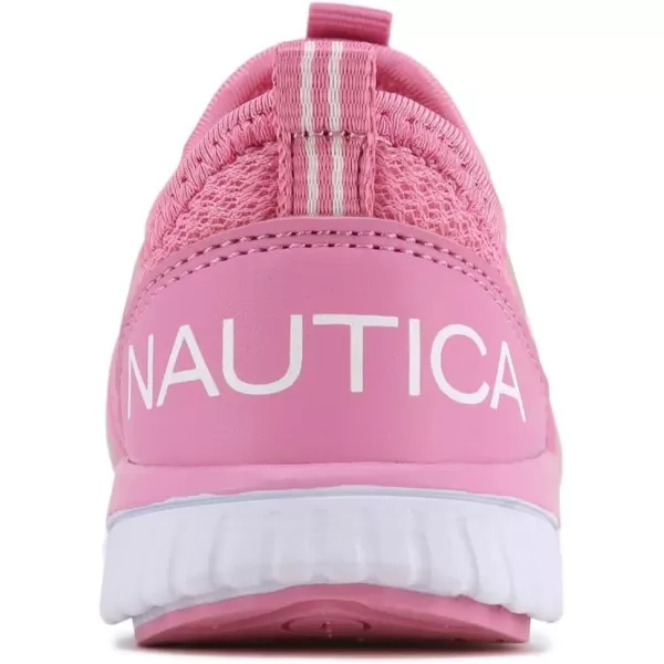 Nautica Girls Kids Sneakers Athletic Fashion LaceUp Tennis Sports Running ShoesBig Kid Little Kid ToddlerPink Bright Tie Dyeparks