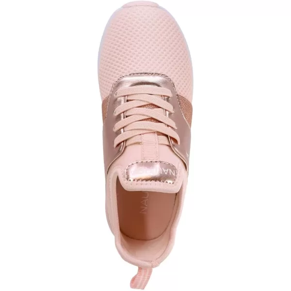 Nautica Girls Kids Sneakers Athletic Fashion LaceUp Tennis Sports Running ShoesBig Kid Little Kid ToddlerPink Rose Goldjuni