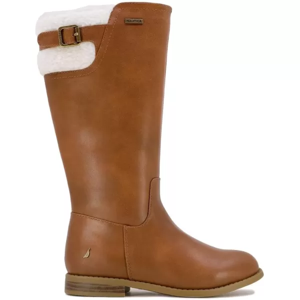 Nautica Girls Knee High Fashion Riding Boots YouthToddlerBig KidsLittle KidsToddlerTan Sherpa