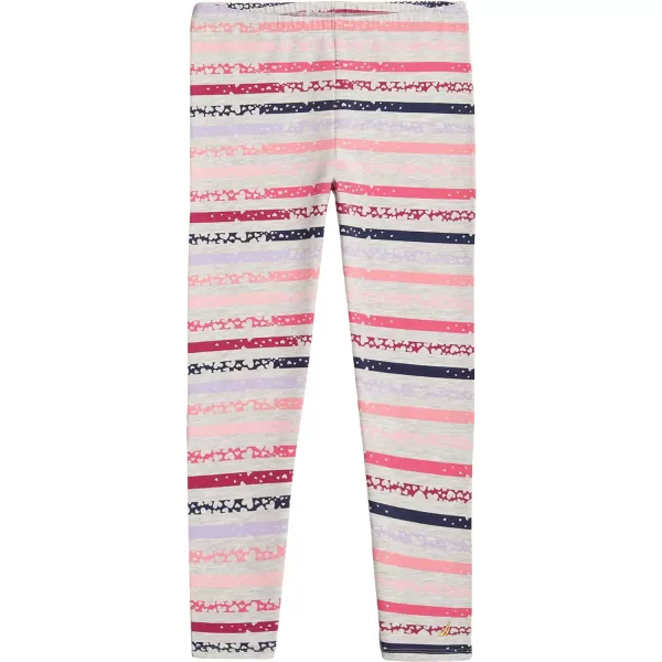 Nautica Girls Leggings Full Length Pullon Stretch Pants with Elastic Waistband amp Logo DetailOatmeal Multi