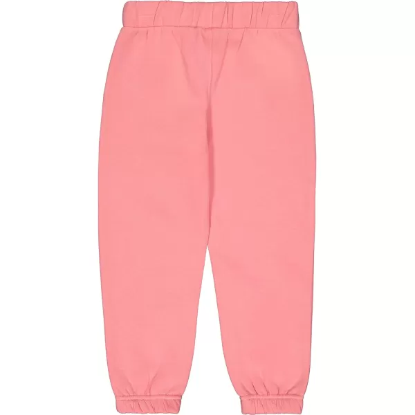 Nautica Girls Logo Sweatpants Fleece Joggers with Ribbed Cuffs  Functional Side PocketsFlamingo Pink