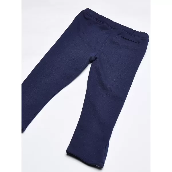 Nautica Girls Logo Sweatpants Fleece Joggers with Ribbed Cuffs  Functional Side PocketsNavy 5003