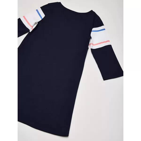 Nautica Girls Long Sleeve Knit Tee DressPeacoat Logo