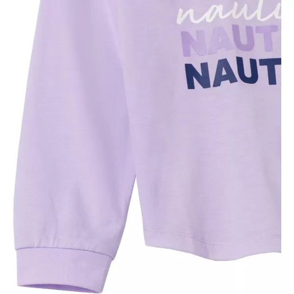 Nautica Girls Pajama Pants and Sleep Shirt Sets for Kids  2 Piece Top and Bottom Sleepwear Set for Kids Pajamas for GirlsPurple