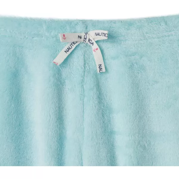 Nautica Girls Pajama Pants for Kids  2 Pack Sleep Pant for Girls Pajamas Soft Brushed Micro Sleepwear Bottoms for Little KidLight Blueplaid