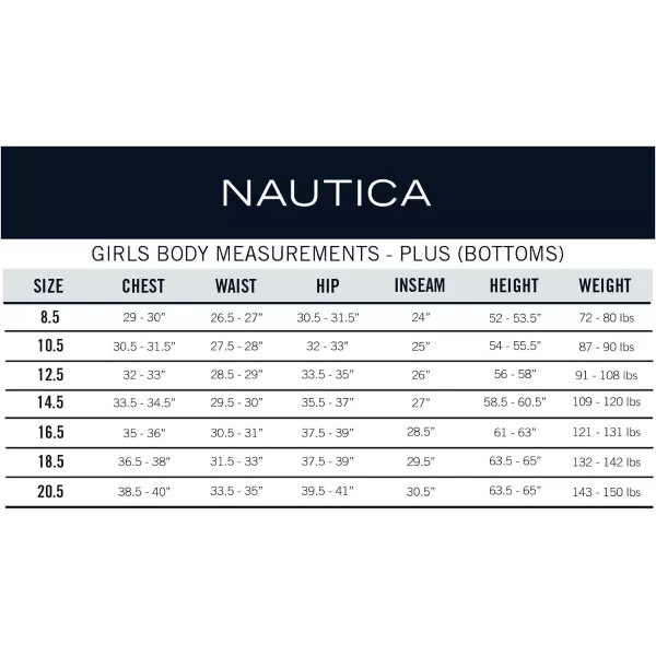 Nautica Girls School Uniform Bermuda Shorts Pull on Fit amp Stretchy Material Faux Button amp Functional PocketsKhaki